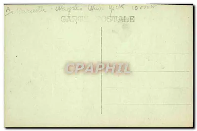 S.S. CANADA — Navio rápido francês de hélice dupla da Cie C. FABRE — Verso
