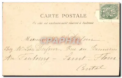 Criança vestida de cozinheiro — foto de estúdio — C. COUTYETTE Paris — Verso