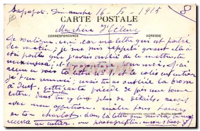 Lionna do marabout — J. Gelser, fot. — Alger, n°39 — Verso