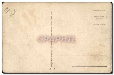 Bilhete postal antigo Tigre — Verso