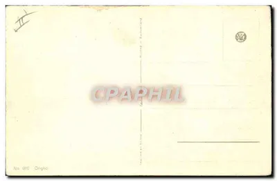 Ansicht eines Dorfes am See — Origlio — unbekannter Verlag, n° 815 — Rückseite