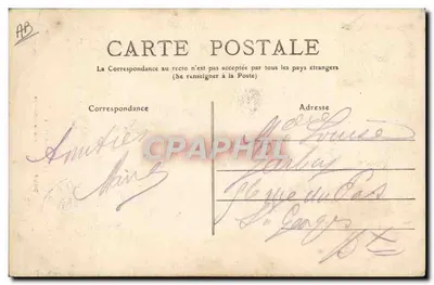 Pyrénées — Powrót z Champs — wydawca M. D. n° 2020 — Rewers