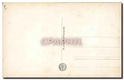 A Toulousana — As Mais Belas Mulheres das Províncias da França — N°25 — editada por A.N. Paris — Verso