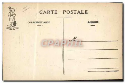 La Garde — caricatura de J.P. Godenne — editada por Garde & Vos! — Verso