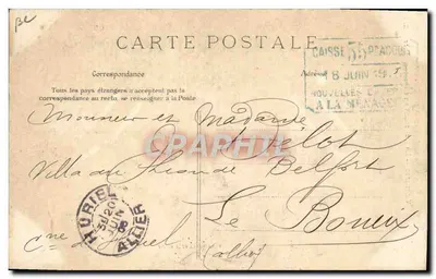 Visita de S.M. Alphonse XIII a Paris — Vincennes — O Rei sorri para os Fotógrafos — C.L. — Verso
