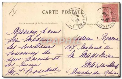 Alphonse XIII, rei da Espanha — retrato em uniforme — Paris, 29 de maio de 1905 — Verso