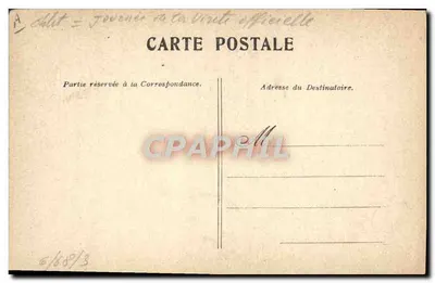 Festas Franco-Espanholas — Paris — 30 de Maio de 1905 — Depositado — Verso