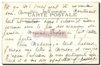 S.M. Alphonse XIII em Versailles — O Cortejo no Bassin de Neptune — editor Bourdier, número de série não visível — Verso