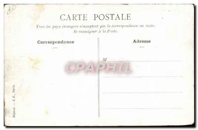 La Mattchiche — Resultado do conflito franco-alemão — E.G., Paris — Verso