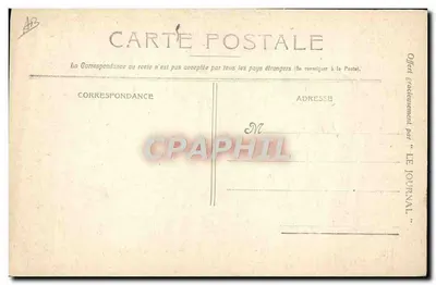 Raymond Poincaré — Presidente da República Francesa — Fotogravura Francesa, 25, rue Pastourelle, Paris — Verso