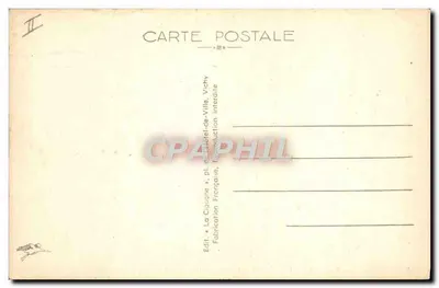Vichy — O Tiro ao Pombos Visto de Avião — Arch. R. Février — Verso