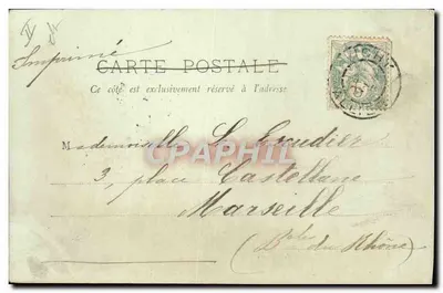 Vichy — Le Tir aux Pigeons — LL. 26 (Xbe) (1903) — Verso