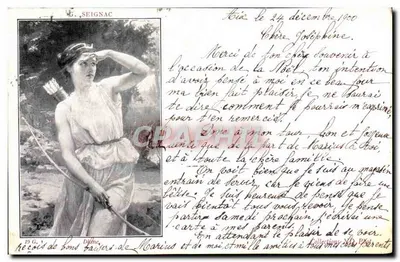 Caçadora da floresta — G. Seignac — Dithée, n°19 G. V