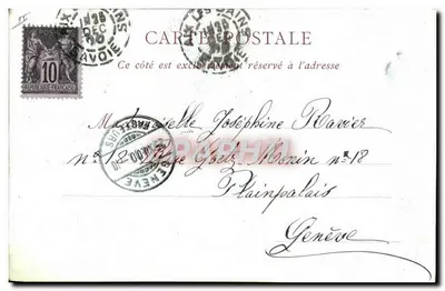 Caçadora da floresta — G. Seignac — Dithée, n°19 G. V — Verso