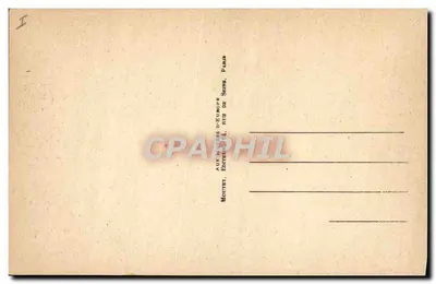 Frise dos Arqueiros (Palácio de Artaxerxes) — LL.25.501 — Aux Merveilles d'Europe, Paris — Verso