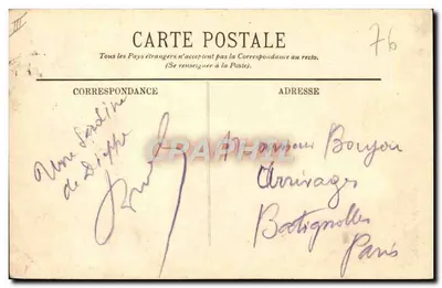 Dieppe — O "Brighton" — LL 152 — Verso
