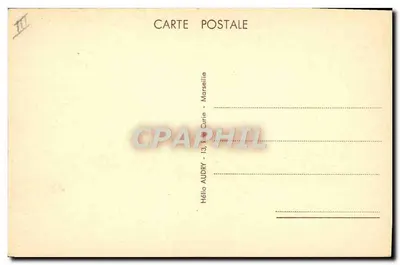 Paquebote "El Biar" — Cie de Navigation Mixte (Cie Touache) — Hélio Audry, Marselha — Verso
