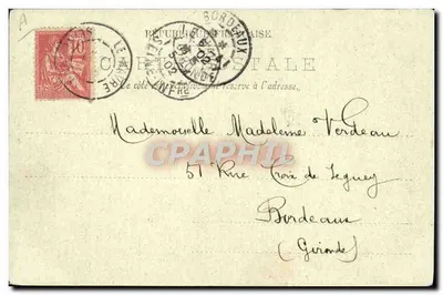 Le Havre — Wylot transatlantyka. La Bretagne — LL. Nr 115 — Rewers