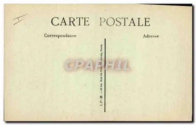 Paryż - Ogród Botaniczny - Guwajda — seria 315, wydawca I.P.M. — Rewers