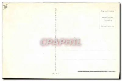 Menina com um cesto de rosas e um ursinho de pelúcia — edição italiana — série 115-3 — Verso