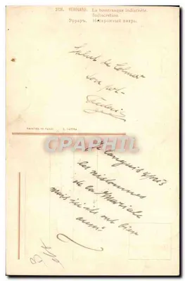 Femme en automne — avec chapeau et écharpe de fourrure — éditeur Hérouard, n° 2728 — Rewers