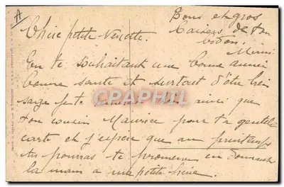 Zwei Kinder nahe einer Zaun — Seenlandschaft — Verlag Forsuce & Arrey — Rückseite
