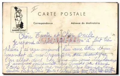 Porte de prison — illustration avec texte humoristique — éditeur J.P. Goid — Verso