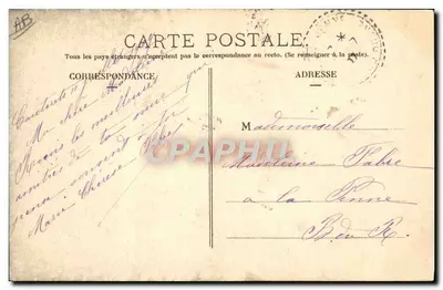 Pyrénées. — Pasterzka tkanka — Wydawca nieznany — Rewers