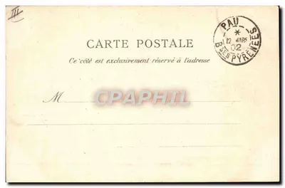 PYRÉNÉES - Vacas ao lado do Gave — O. T., Editor, n° 179 — Verso