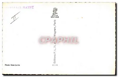 Nicole Courcel — portret w czarno-białej technice — Wydawnictwo Sam-Levin, nr 660 — Rewers
