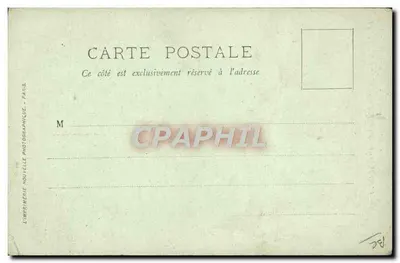 Il Re e la Regina d'Italia a Parigi — Pylone decorato — LL. MM. (n°27) — Verso