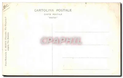 Militärische Zeremonie — Bäumepflanzung — Verlag U. Monti, Pinerolo — Rückseite