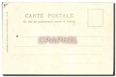 O Rei e a Rainha da Itália em Paris — 14-18 Out. 1903 — L.L. — As Escadas da Câmara dos Deputados — Verso