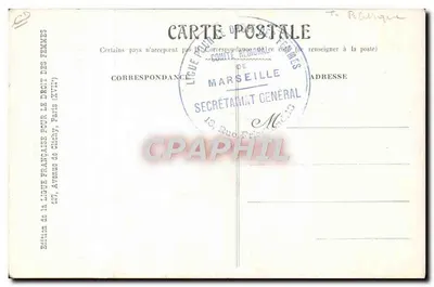 Pierwszy zjazd suffragistów we Francji — Hôtel des Sociétés Savantes, 11 marca 1910 — Wydawnictwo Ligi Francuskiej za Prawa Kobiet — Rewers