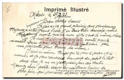 Meknès — Niezbyt Spokojna Spółka — N. Boumendil & Fils — Rewers