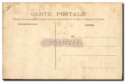 Tulear — Família de avestruzes — Carte postale antiga — Verso