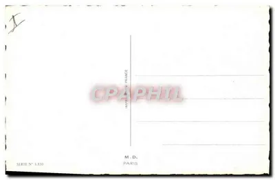 Dzieci przy drzwiach — z psem — M. H. (podpis) — seria 3.830, M.D. Paris — Rewers