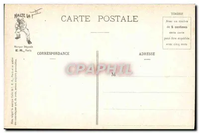 O Trem das 10h30 — Cenas militares — E.R., Paris, n° 14877 — Verso