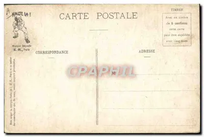 Em formação de esquadra — Grande limpeza do convés — Nos Braves Marins — E.R., Paris, Modelo n° 92 — Verso