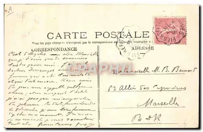 Os Pirineus — Jovens Ossalais em traje de Feux — C.C. 1931 — Verso