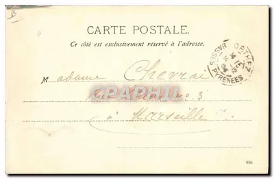 Młode dziewczęta z Bearnu — Orthez (B.-P.) — G. Pondarré et fils, wyd., nr 43 — Rewers