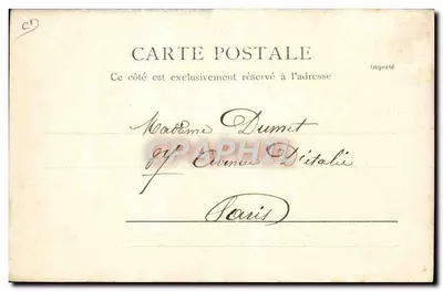Pirineus — Uma Carroça Puxada por Búfalos — R.&J. D.10595 Pir. 12 — Verso