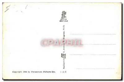 John Payne — portrait d'acteur — éditeur VEDETTE PARAMOUNT, n° 470 — Verso