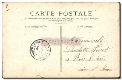 Fallières — Presidente da República — Eleito em 17 de Janeiro de 1906 — Verso