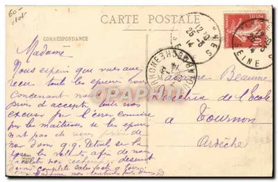 M. Poincaré — Président de la République — Cliché MANUEL — Verso