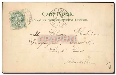 Émile Loubet — Presidente da República Francesa — Cliché Boyer de Paris, Processo L. Bisson, Praia do Prado, Marselha — Verso