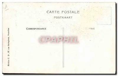 M. Poincaré — Presidente da República Francesa — J. De Guerlo, Bruxelas — Verso