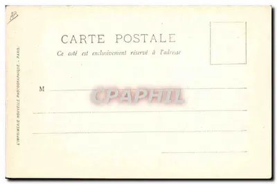 De Koning en de Koningin van Italië in Parijs — 14-18 Okt. 1903 — LL. MM. De Koning en de Koningin van Italië in Parijs (14-18 Okt. 1903). 28. — Aan de Revue. — De Koning, de Koningin, de President en Madame Loubet. — LL. — Achterkant