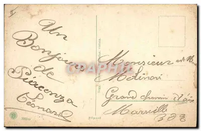 Itália — Soldado italiano e bilhete postal real — Sogge, Depositado — Verso