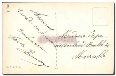 A Família Real da Itália — Umberto I, a rainha Margherita e seus filhos Vittoria-Emmanuelle, Umberto, Mafalda e Giovanna — editor M.N. & C.M. — Verso